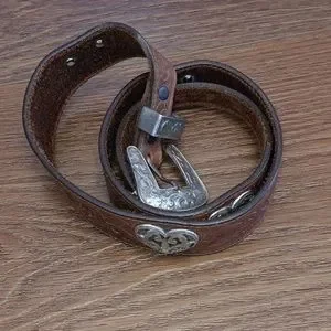 Vintage leather Justin boots Western belt 1994 limited edition. Justin Boots | Accessories | Vintage Justin 994 Top Grain  main image 2
